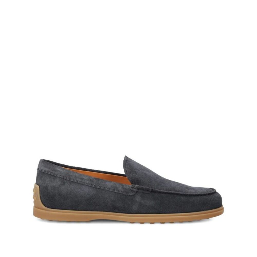 Suede Loafers With Rubber Sole Women